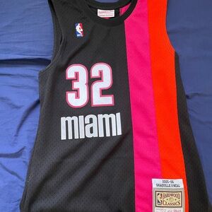 Miami Heat Floridian Basketball Jersey - Black and Pink